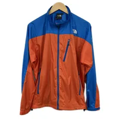 THE NORTH FACE(ノースフェイス) ブルゾン サイズL. メンズ - オレンジ×ブルー 長袖/FLIGHT SERIES/春/秋