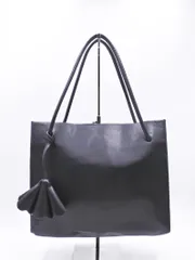 ZARA ザラ フェイクレザー トート バッグ 黒 ■■ レディース