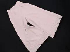 PROPORTION プロポーション ボディドレッシング 刺繍 ワイド パンツ size3/ピンク ■◇ レディース