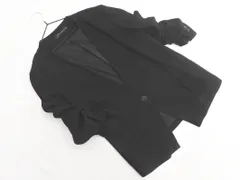 ZARA WOMAN ザラ ウーマン ノーカラー ジャケット sizeL/黒 ■◇ レディース