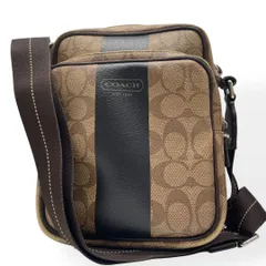 良品　COACH コーチ　ショルダーバッグ シグネチャー PVC ヘリテージ