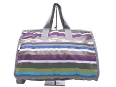 Lesportsac レスポートサック ボーダー 2WAY ボストン バッグ カラフル ■■ レディース