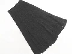 NATURAL BEAUTY BASIC ナチュラルビューティーベーシック ナイロン 総レース ロング スカート sizeM/黒 ■■ レディース