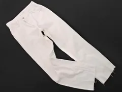 ZARA ザラ カットオフ デニムパンツ size34/白 ■■ レディース