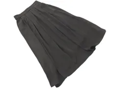 新品 a.v.v アーヴェヴェ ロング フレア スカート sizeS/黒 ■■ レディース