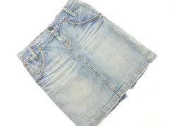 LEVI'S リーバイス スリット タイト デニムスカート sizeM/水色 ■■ レディース