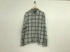 本物アールエルエックスラルフローレンRLX ポロスポーツコットン麻リネンチェック柄長袖シャツジャケットメンズサーフアメカジワークミリタリーストリートスケータービジネススーツモードゴルフグレーXLインド製