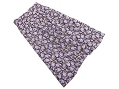 23区 ペイズリー柄 ロング スカート size38/黒ｘピンク ■◇ レディース