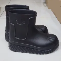 アディダス 長靴 235 アディフォーム レインブーツ ブラック