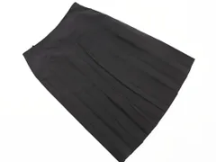 COMME CA DU MODE コム サ デ モード プリーツ スカート size11/黒 ■◇ レディース