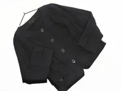 UNTITLED アンタイトル ノーカラー ジャケット size2/黒 ■◇ レディース