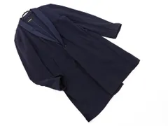 nano universe ナノユニバース 素材切替 チェスター コート sizeL/紺 ■◇ メンズ