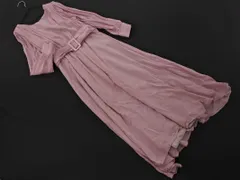 PROPORTION プロポーション ボディドレッシング ベルト 付き ワンピース sizeS/ピンク ■◇ レディース
