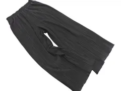 GLOBAL WORK グローバルワーク プリーツ ワイド パンツ sizeM/黒 ■◇ レディース