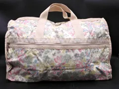 レスポートサック 2WAY 総柄 ボストン バッグ ライトベージュ ■■ レディース