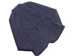 Rope Picnic ロペピクニック ノーカラー ジャケット size38/紺 ■◇ レディース