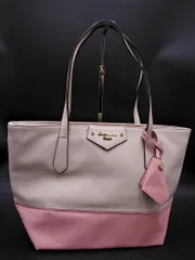 Samantha Vega サマンサベガ トート バッグ ベージュｘピンク ■■ レディース
