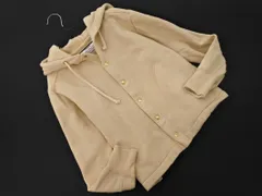 coen コーエン 裏起毛 パーカー ジャケット sizeM/ベージュ ◇■ レディースのサムネイル