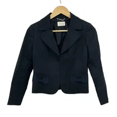 HARRODS(ハロッズ) ジャケット サイズ2 M レディース - 黒 長袖/リボン/ショート丈/春/秋のサムネイル