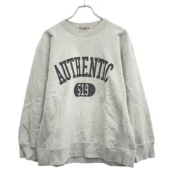 BEAMS Lights ビームスライツ ヴィンテージプリントスウェットトレーナー 51-13-0331-222 グレー M