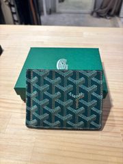 GOYARD ヴィクトワールウォレット 二つ折り財布 グリーン - メルカリ