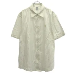Brooks Brothers ブルックス ブラザーズ ストライプボタンダウンシャツ  グリーン×ホワイト XXL