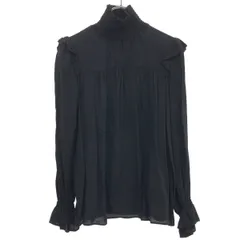 N°21 NUMERO VENTUNO ヌメロ ヴェントゥーノ 23AW ハイネックレーヨンフリルトップス 23A-G071-5132 ブラック 40のサムネイル