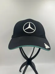 adidas MERCEDES-AMG アディダス メルセデス PETRONAS F1チーム ジョージ・ラッセル ベースボールキャップ キャップ 帽子 ブラック グリーン ワンサイズ K-04