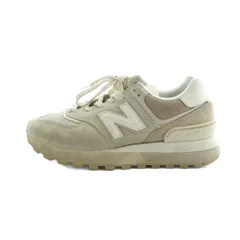 ニューバランス NEW BALANCE U574LGTW スニーカー シューズ 靴 ロゴ スエード 24.5cm グレー ■GY18 /MQ