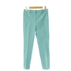 セオリー Theory Stretch Canvas Treeca 4 J センタープレステーパードパンツ XX0 ターコイズ /DF ■OS