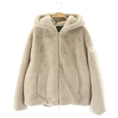 タトラス TATRAS YUMOLA ユモラ ボアブルゾン ジャケット パーカー フェイクファー フード 01 ライトグレージュ /ES ■OS