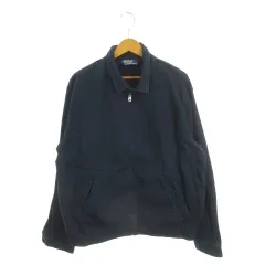 ポロ バイ ラルフローレン Polo by Ralph Lauren ジャケット ジップアップ スタンドカラー ロゴ刺繍 L 紺 ネイビー /AH1 ■GY59