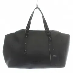 アルマーニ ジーンズ ARMANI JEANS トートバッグ ハンド ショルダー 2WAY PVC レザー ロゴ金具 黒 ブラック 922172 7P757 /XZ ■GY18のサムネイル