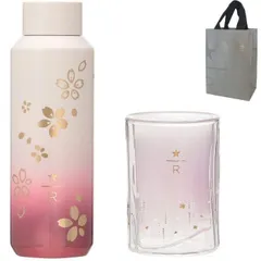 スターバックス リザーブ サクラ2026 ステンレスボトル ダブルグラス 紙袋