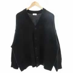 ジュンレッド JUNRed カーディガン ニット オーバーサイズ 長袖 厚手 S 黒 ブラック /GVのサムネイル