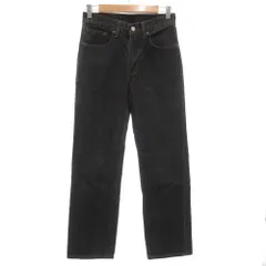 リーバイス Levi's 533 デニムパンツ ジーンズ ストレート ジップフライ W29 L32 黒 ブラック /GV