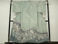 平和屋着物●訪問着　作家物　辻が花　絞り　暈し染め　やまと誂製　正絹　逸品　CABD0372ut