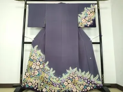平和屋着物●訪問着　作家物　絞り　辻が花　暈し染め　正絹　逸品　DABB4880ps