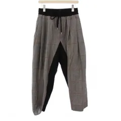 ヴィヴィアンウエストウッドマン Vivienne Westwood MAN ワイドパンツ イージー チェック 切替 44 グレー VW-W1-73156 /KHのサムネイル