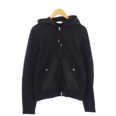 モンクレール MONCLER MAGLIA CARDIGAN ジップアップパーカー スウェット 長袖 M 紺 D10918417600 /KH