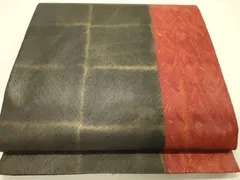 平和屋着物●洛風林　工芸帯地　六通柄袋帯　市松霞文　金糸　引箔　正絹　逸品　DABD0355op 2026年最新】洛風林の人気アイテム - メルカリ