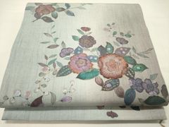 ら*ん様 【新品】綿紅梅　淡緑色 葡萄文様名古屋帯　2点セット 綿紅梅 淡緑色 葡萄文様名古屋帯 2点セット - メルカリ