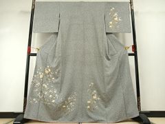 平和屋着物▽上質な紬　単衣　楓文　正絹　逸品　CAAV3689dy 平和屋着物□上質な紬 単衣 楓文 逸品 n-hv1137 - メルカリ