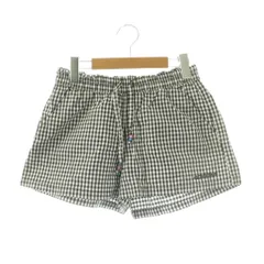 アディダスネオ adidas neo ショートパンツ イージー ギンガムチェック S ブラック ホワイト /DF ■GY60