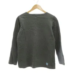 オーチバル ORCIVAL オーシバル バスクシャツ 長袖Tシャツ ボートネック 2 グレー /UO