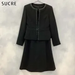 SUCRE シュクル ワンピーススーツ ブラックフォーマル