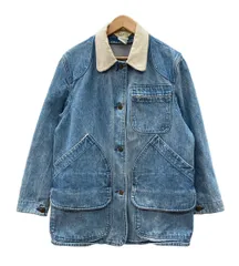 エルエルビーン L.L.Bean 80s 80年代 デニム カバーオール ハンティングジャケット フィールドコート 青 ジャケット 無地 ブルー 104MT-2766