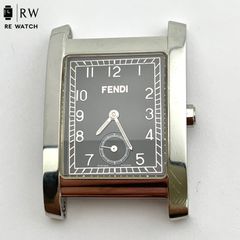FENDI 腕時計 スモセコ シルバー×ブラック スクエア - メルカリ