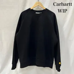 カーハート ダブリューアイピー CHASE SWEAT スウェット トレーナー ロゴ刺繍 ブラック 180 96A 裏起毛 メンズ XL ISItems【USED】【古着】【中古】50153714