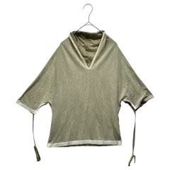 Y's(ワイズ) Inside-Out Komon H/S Top インサイドアウト 小紋柄 ハーフスリーブ カットソー YX-T54-972 3(L程度) グリーンのサムネイル